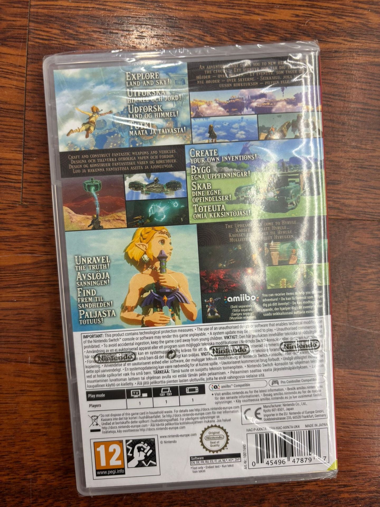 The Legend Of Zelda Tears Of The Kingdom Switch UK/SV/DA/FI The Legend Of Zelda Tears Of The Kingdom Switch UK/SV/DA/FI
